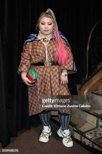 Naomi Watanabe attends the Gucci show during Paris Fashion 